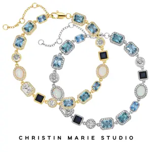 Azul (Blue) Solstice Gemstone Anklet