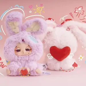 Babythree doudou sleepy bunny plush toy doll，soft plush collectibles, backpacks or clothing decorations, and hug dolls,summervibes