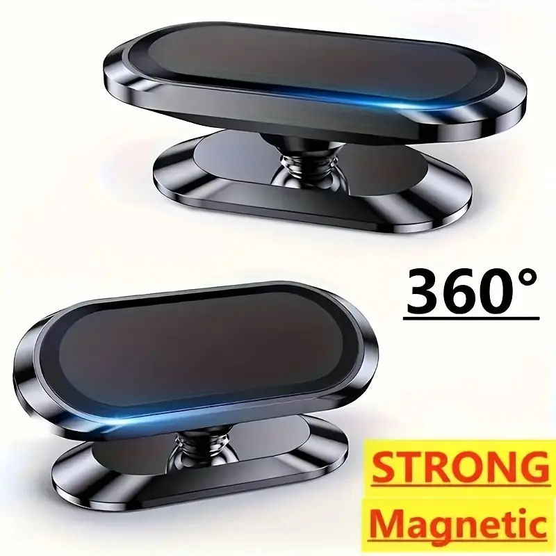 2-Pack Magnetic Phone Mounts, suitable for multiple scenarios: car, home, gym and kitchen. Magnetic car phone holder available in black and silver. Ideal for navigation and watching videos on your phone. Protective