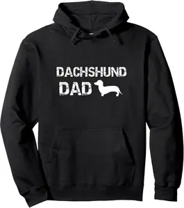 Dachshund Dad Wiener Dog Weenie Doxie Lover Fathers Day Pullover Hoodie