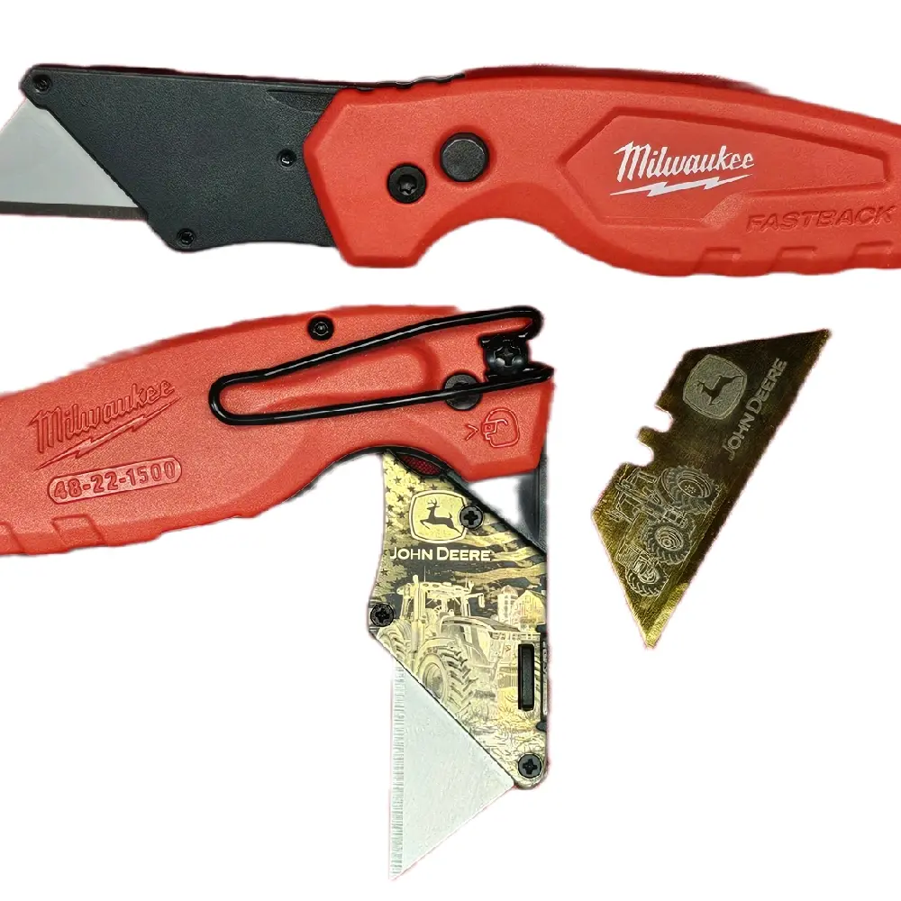 Laser Engraved Compact Milwaukee 1500 Product with John Deere Design