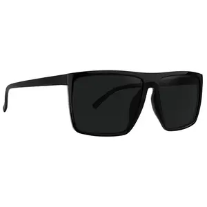 MAXJULI Polarized Sunglasses for Men Lightweight TR90 UV400 Protection Square Sun Glasses Black/Grey 8142