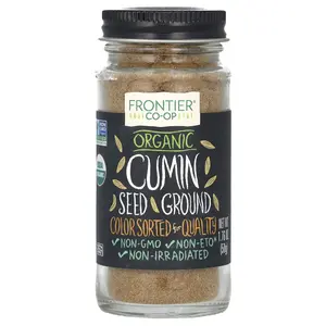 Frontier Co-op Organic Cumin Seed, Ground, 1.76 oz (50 g)