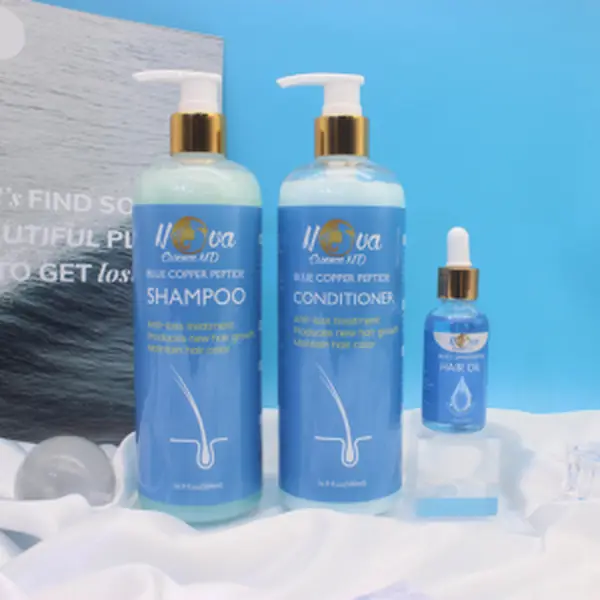Nova Essence Hair Set - Shampoo, Conditioner, and Oil Haircare Moisture