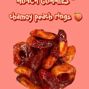 Munch Gummies ~ Chamoy Peach Rings