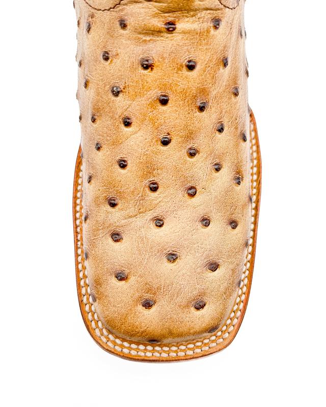 Cowboy Boot Ranch Ostrich Orix Print