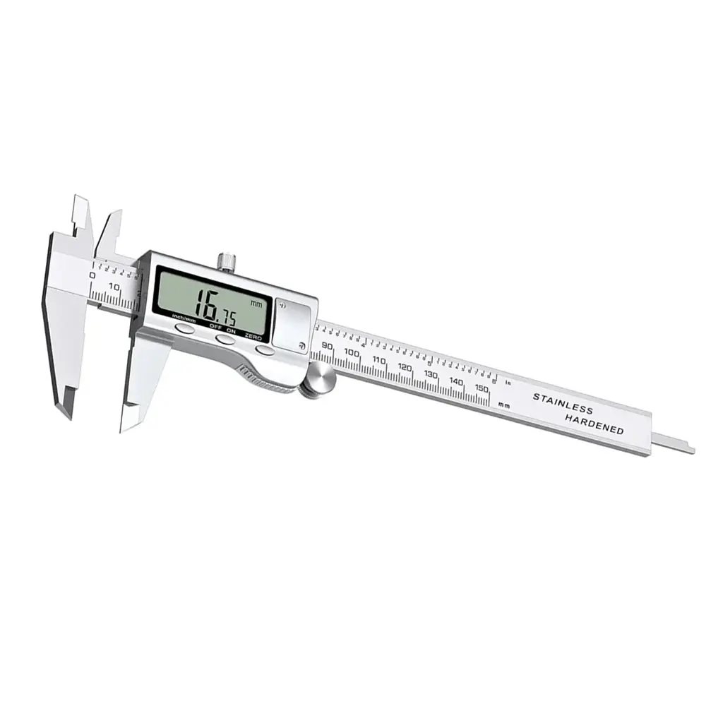 High-precision digital display electronic vernier caliper 0-150mm portable measuring instrument, industrial grade stainless steel corrosion-resistant digital caliper micrometer