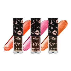 Italia Deluxe To Dye For Lip Tint 3 PC - 3 Vibrant Shades: Toxic, Assassin, Lethal - Waterproof, Smooch-proof Formula - Long-lasting High Pigment Stain - Natural Finish