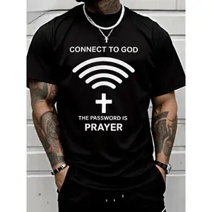 Connect To God The Password Ls PrayerT-Shirt 100%25 Heavy Cotton T Shirt