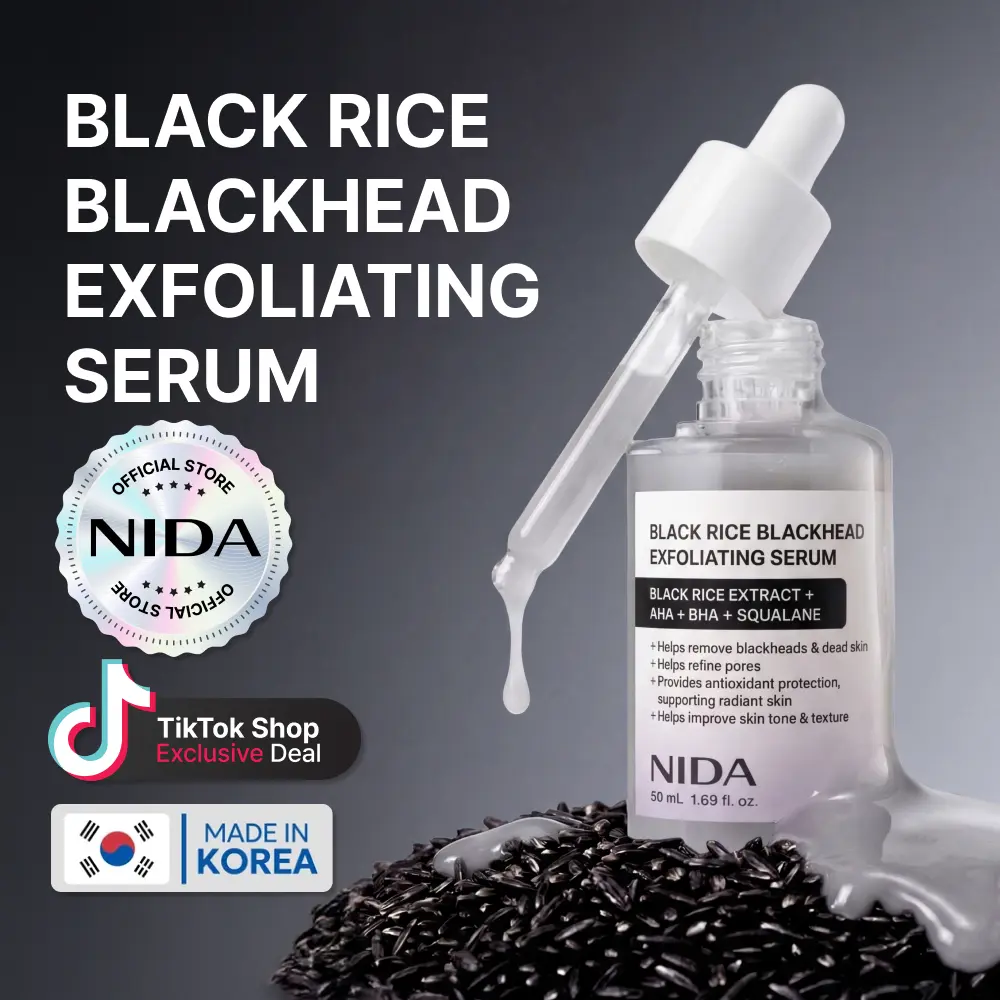 NIDA Black Rice Blackhead Exfoliating Serum