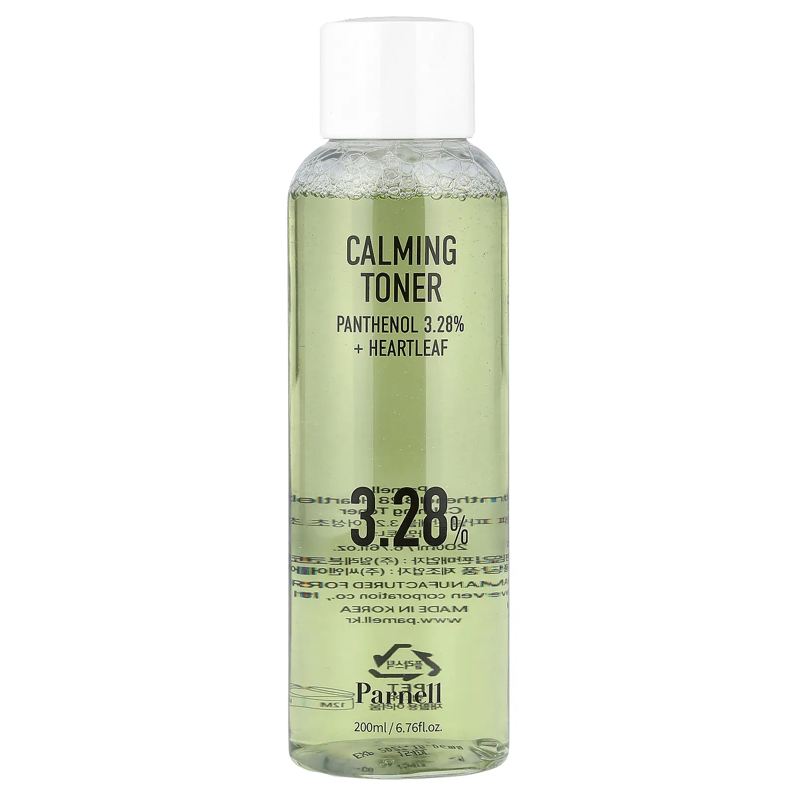 Parnell Panthenol 3.28 Heartleaf Calming Toner, 6.76 fl oz (200 ml)