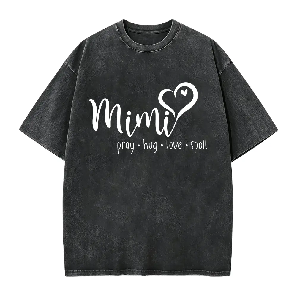 Mimi Pray Hug Love Spoil Shirt, New Grandparent Shirt, Mimi Life Shirt, New Mimi Shirt, Mothers Day Shirt for Mimi, Funny Grandparents Shirt