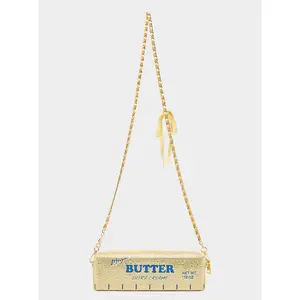 Betsey Johnson KITSCH SPREAD IT ON YELLOW