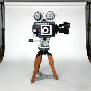 Vintage Vcr Building Block Model, High Aesthetic Retro Desktop Decoration, Perfect Holiday Gift, Surprise Atmosphere Enhancer, Building Block Sets