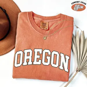 Comfort Colors Oregon T- Shirt, Vintage Oregon Shirt, Oregon Game Day Tee, Oregon Retro Style Tee, Oregon Gift, Unisex Tee