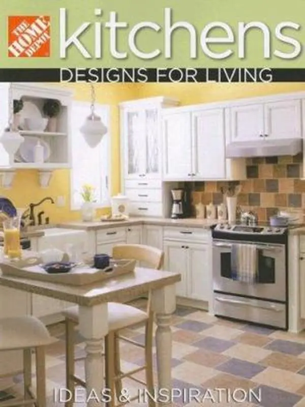 Used Book - Kitchens Designs for Living by The Home Depot (Paperback, English, 1.54 lbs) - Ideas for Bathroom Decor, Bedroom Decor, Art, Bathroom Decor Ideas