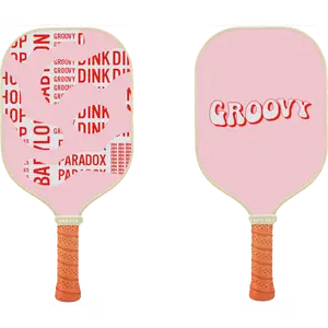 Groovy Pickleball Paddle - Pink Dink