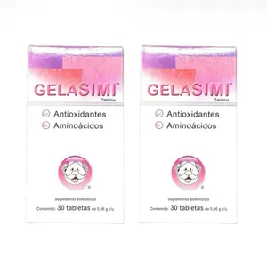 2 pack Gelasimi Antioxidants Amino Acids (30 tablet) Supplement for Hair and Nails Healthcare Edible