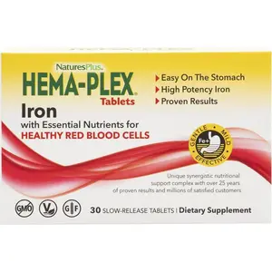 Nature's Plus Hema-Plex  30 Tablets
