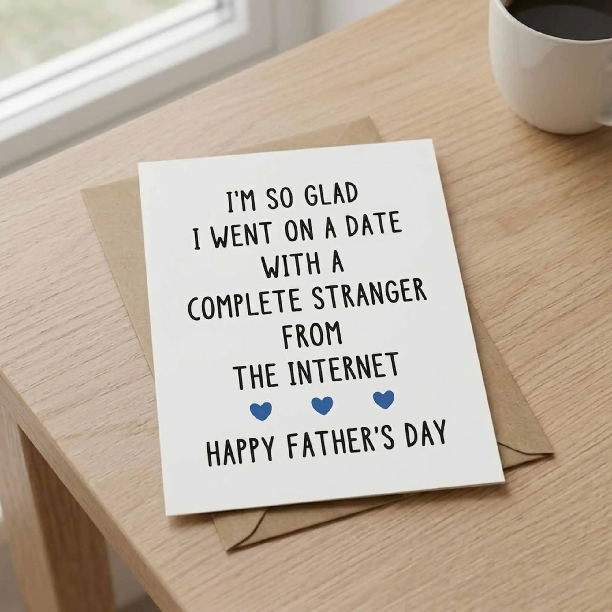 Fathers Day Card Gifts for Husband - Fathers Day Card Gifts from Wife - Funny Father's Day Cards Gifts Decorations for Husband Boyfriend