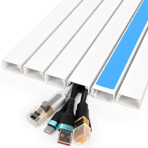 87in Paintable Cord Hider Kit - 6x14.5in x 0.96in x 0.57in Wire Channels for Wall Mount TV, Wall Wire Organization (Home Improvement Electrical Supply)