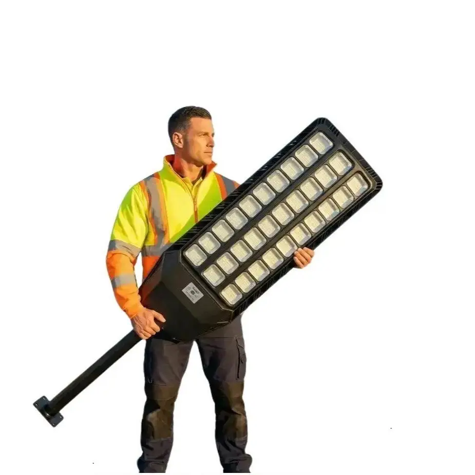 Solar Street Light Commercial Grade   | Dusk-to-Dawn | Battery Level Indicator