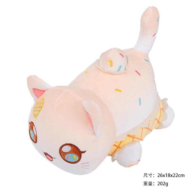 Soft & Skin-Friendly Cat Plush Toy for Kids - Bright & Colorful Design - White Plush Toy