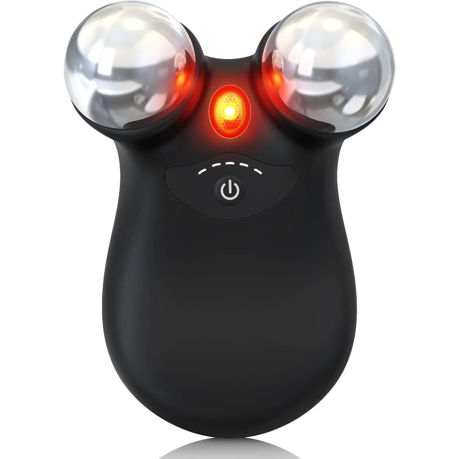 Microcurrent Facial Device,Latest Red Light Technology,Enhances The Ability to Lift The Face and Tighten The Skin,Facial Wrinkle Equipment,Smart Photon Micro-Current Device,Model:EP-300. (Black)
