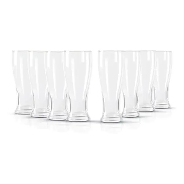 Gibson Home 142781.08 15.6 oz Callum Tall Pub Glass Set, Clear - 8 Piece