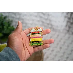 Black Literary Classics Book Stack Keychain