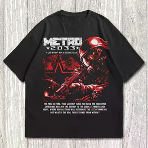 Metro 2033, SHorror Video Game Merch, Metro 2033 Shirt,