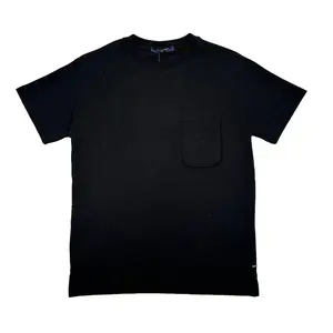 Louis Vuitton Signature 3D Pocket Monogram Short Sleeve Tee Shirt Black