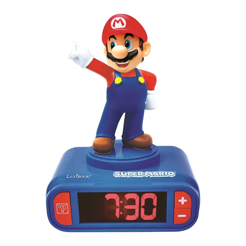 Lexibook Super Mario Alarm Clock with Sounds