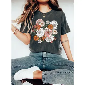 Boho Chic Wildflower Floral T-Shirt