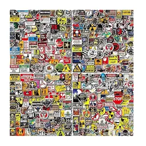 Hard Hat Stickers 400 Pcs - 100% Vinyl, Ideal for Men & Adults, Fun Design for Hard Hat, Welding, Electrician, Ironworker, Oilfield & Pipeliner