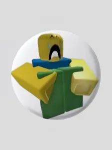 Cute Cartoon Anime Pins, Unique Plastic DIY Buttons, Creative Holiday Accessories, Unisex Fashion Badges, Perfect Gift Idea, Round, Flower Brooch Pin