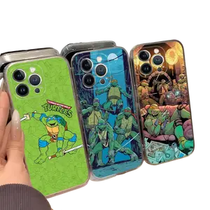 Anime N-Ninja Cool T-Turtles Phone Case For IPhone17 16 15 14 11 12 13 Pro XS Max Cover Plus X Funda Shell