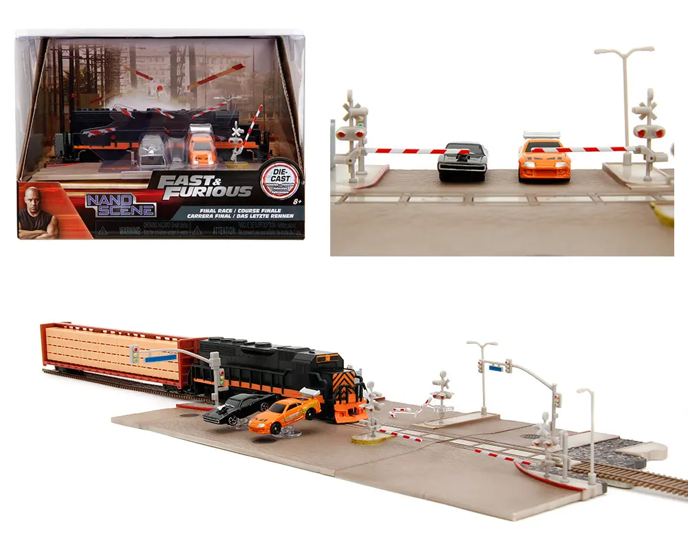 Jada Nano Fast & Furious Final Race Train Scene