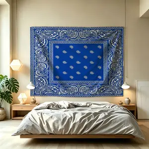 1Pcs Classic Paisley Pattern Series Tapestry, Fine Texture with Natural Drape, Suitable for Living Rooms and Studies, Decorating Unique and Retro Home Walls.