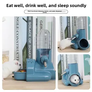 Automatic Hamster Water Bottle with Leak-Proof Ball Dispenser for Rabbit Guinea Pig Hydration Drinker Cage Supplies Small Pets
