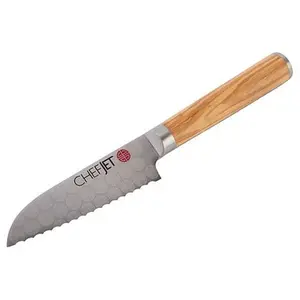 Chef Jet Jet Tila 4" Laser-Etched Full Tang Paring Knife in Gift Box