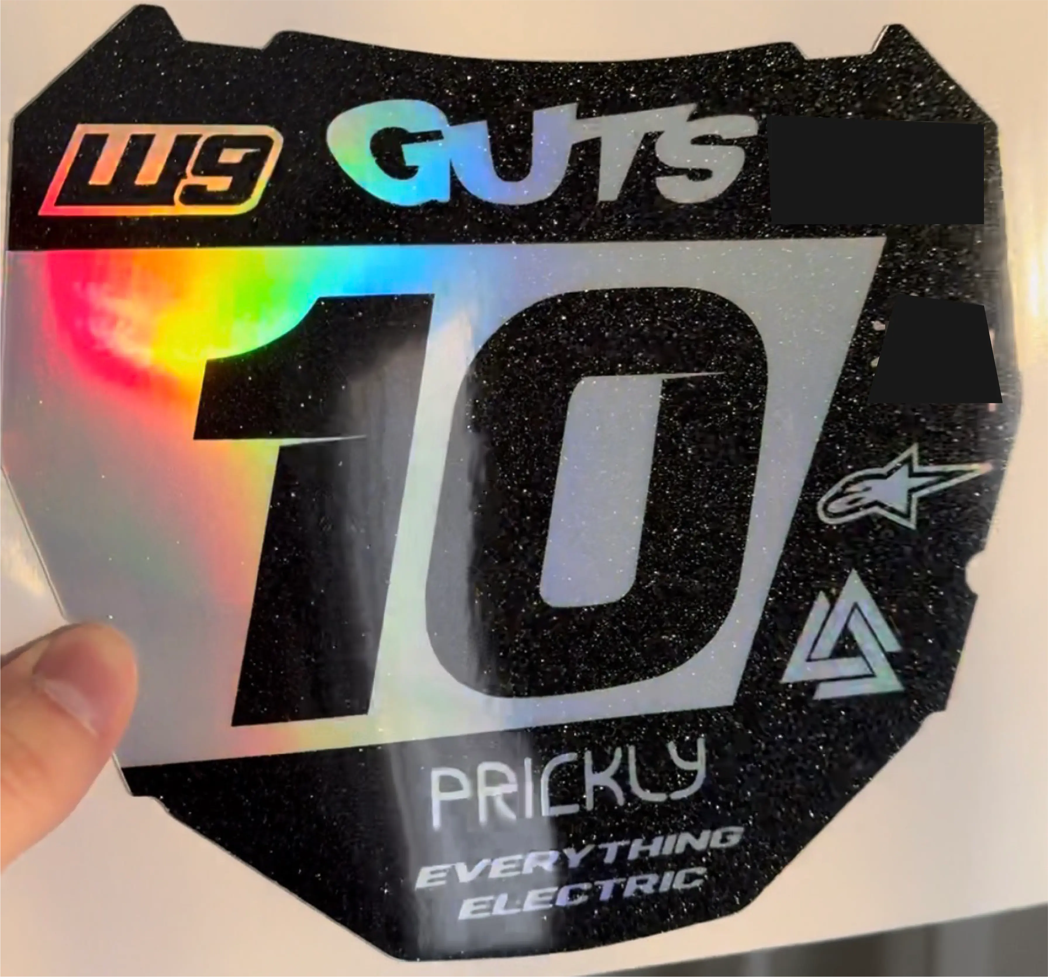 Front Number ODI Decal