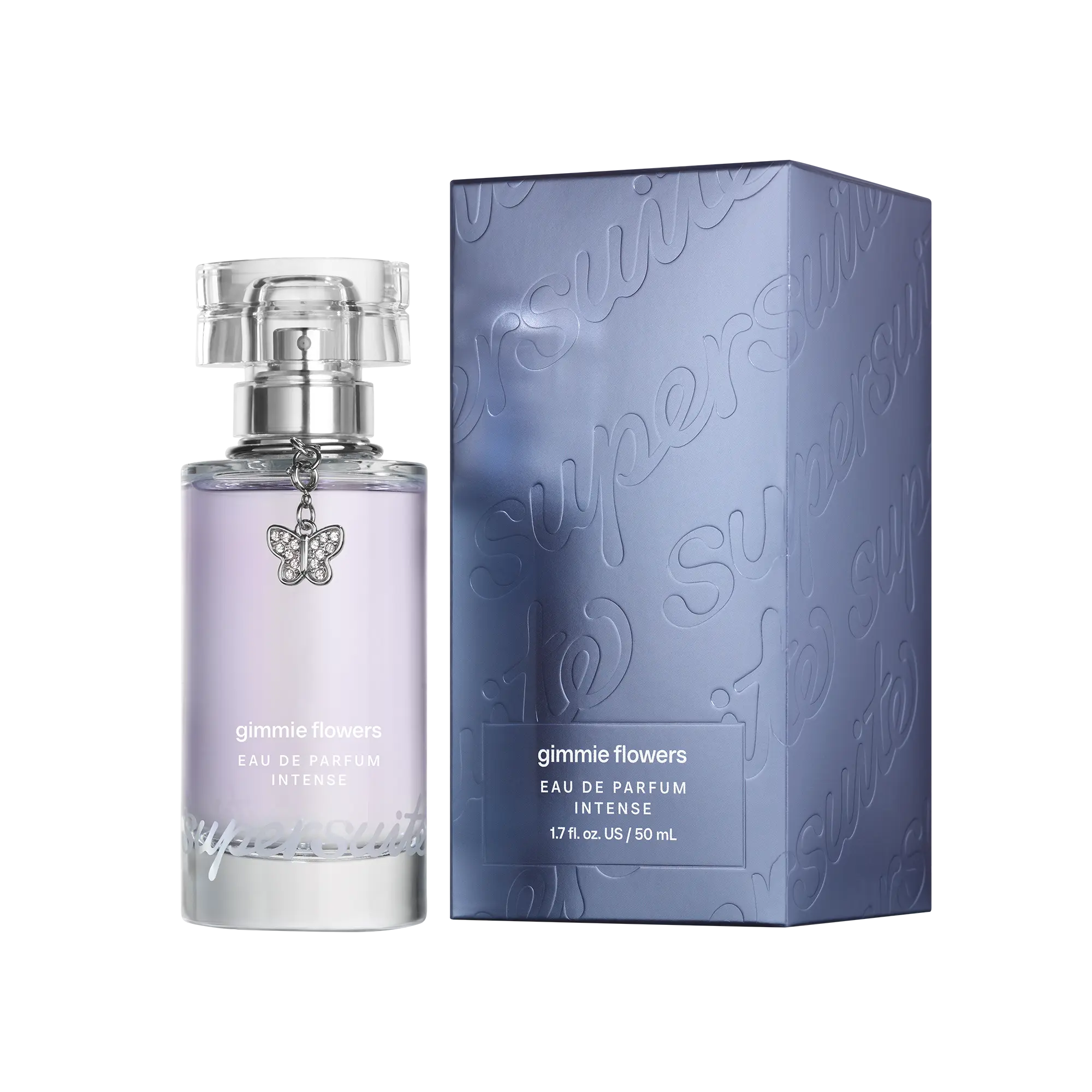 Women's Gimmie Flowers Intense Eau De Parfum - Dermatologist-Tested, Vegan-Tested, 50ml Bottle, Coconut-Fruity-Jasmine Floral Fresh Scent, Ideal for Lotion Layering, Long-Lasting