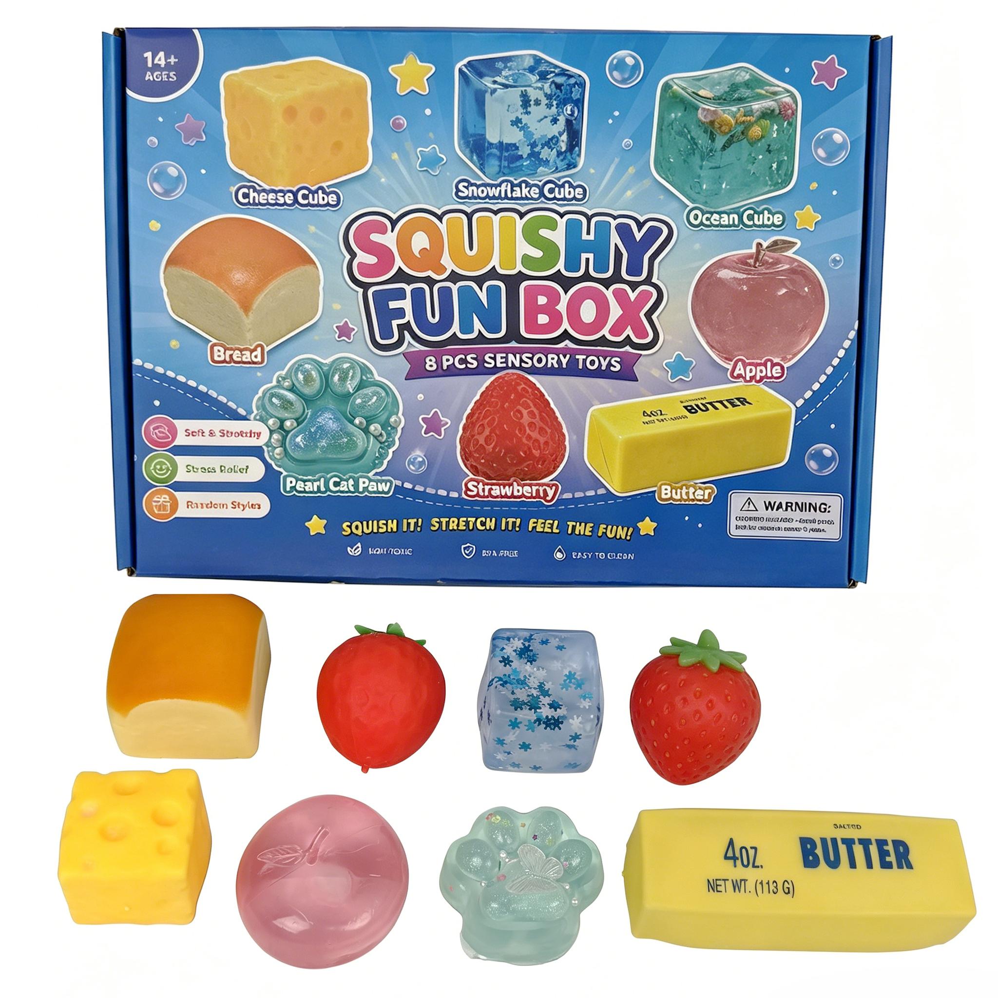 8-Piece Cute Animal Squishy Gift Pack, Malt Sugar Slow-Rebound Fidget, Assorted Sensory Stress Relief Bundle, Perfect Party Favor & Holiday Present 8-Piece Cute Animal Squishy Gift Pack, Malt Sugar Slow-Rebound Fidget, Assorted Sensory Stress Relief Bundle, Perfect Party Favor & Holiday Present