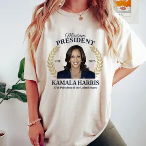 Madam President Shirt , 47th President Kamala Harris , Inauguration Day 2025 , Democrat Shirt