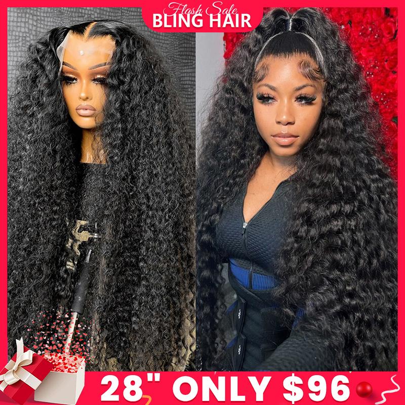 32 34Inch 13x6 13x4 Lace Front Human Hair Wigs Pre Plucked For Women Deep Wave Human Hair Lace Frontal Wigs 180 Density Transparent Lace Wig Real Human Hair #TikTokShopFallDealsForYou #TikTokShopHolidayHaul