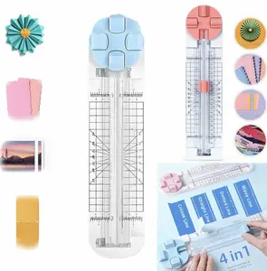 Paper Trimmer – 4 Styles Craft Paper Cutter Multi-Function Scrapbooking Tool for A4/A5 Paper, Photos, Cards, Scrapbook Pages, DIY Craft Projects, Essential for Handmade Gifts & Decor