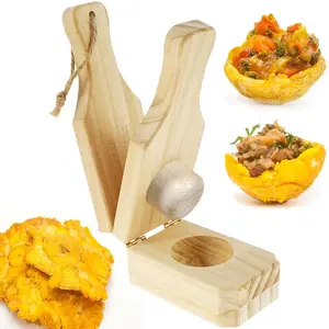 Wooden Banana Grater, Vegetable Grater, Foldable Potato Ricer, Wall-Mounted Kitchen Tool, Kitchen Gadgets, Real Wood Pine Material, Home Use, Made in China, Kitchenware