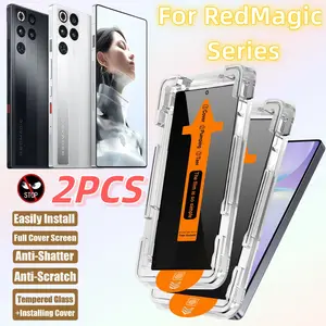 2-Pack Tempered Glass Privacy Screen Protector for Zte Nubia Redmagic Series, Anti-Spy, Ultra-Clear, Easy Install, Scratch-Resistant
