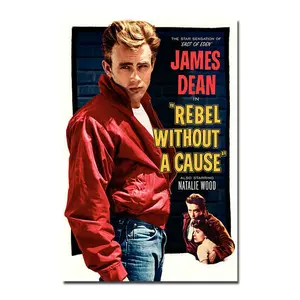 James Dean Rebel Without a Cause Film Movie Art Poster